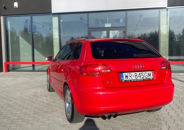 Audi A3 cena 25900 przebieg: 236500, rok produkcji 2007 z Radom małe 301